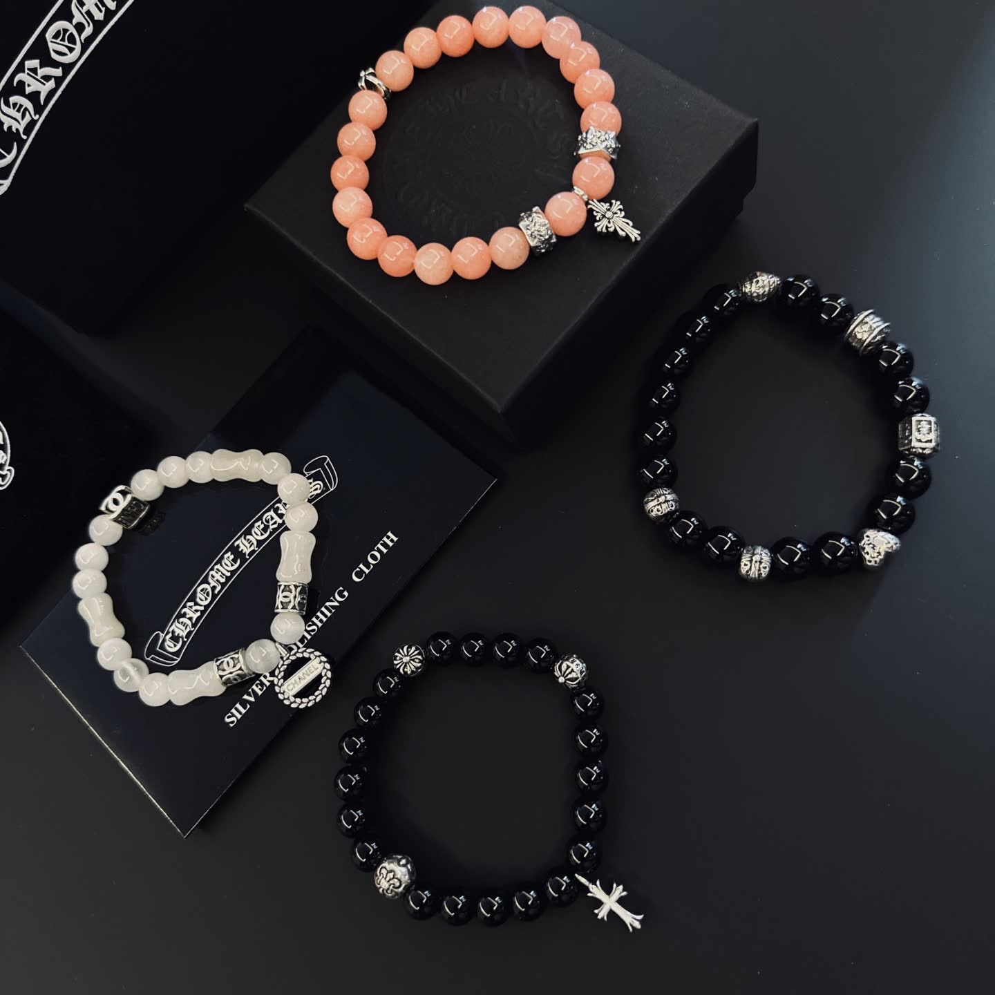 Chrome Hearts Beaded Bracelets Set
